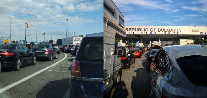 Heavy traffic at Balkan border during July and August holiday season